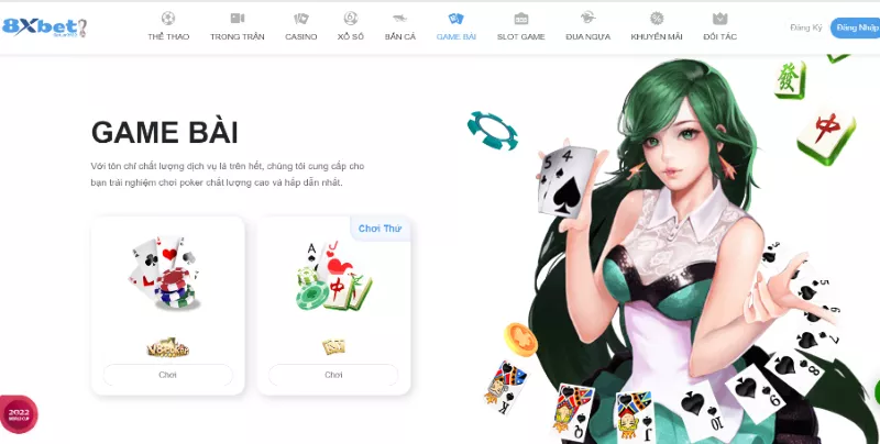 Game bài đổi thưởng 8xbet