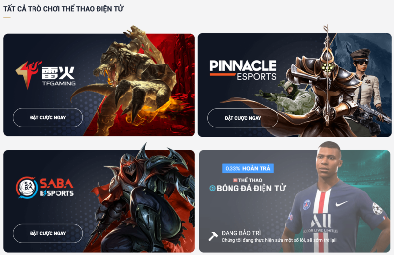 esport m88 - trải nghiệm cá cược thể thao điện tử hấp dẫn 6 cá cược esport m88