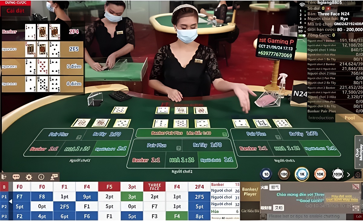 cách chơi three face fb88 ăn tiền dễ dàng cho bet thủ 6 tiến hành đặt cược three face fb88