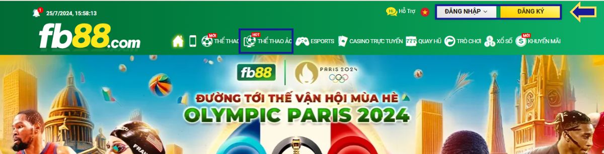 hướng dẫn quy trình đặt cược thể thao ảo fb88 siêu chi tiết cho tân binh 3 truy cập trang thể thao ảo fb88