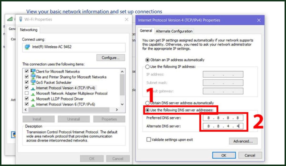 cách xử lý khi link vào fb88 bị chặn nhanh chóng, hiệu quả 4 thay đổi mã dns trên thiết bị khi fb88 bị chặn
