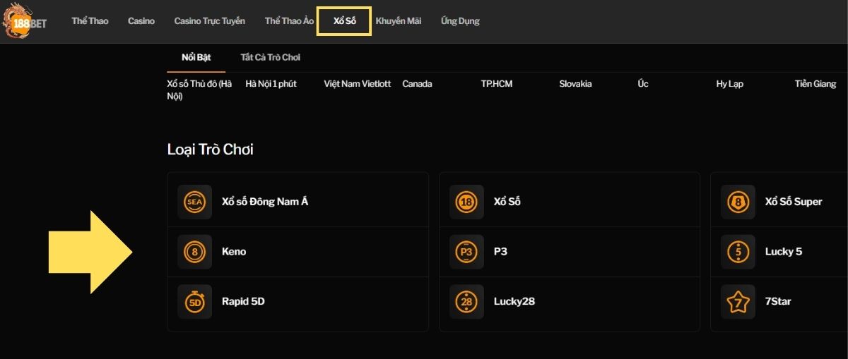 xổ số 188bet - thử vận may với giải thưởng siêu khủng 6 chọn loại hình xổ số 188bet