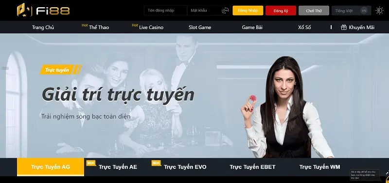 sòng bạc fi88 – trải nghiệm thú vị tại casino trực tuyến fi88 đáng chơi 3 các sảnh chơi casino fi88