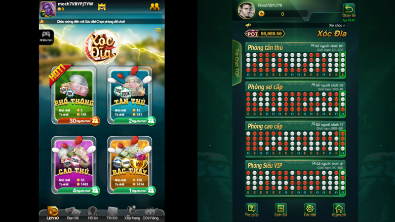 hướng dẫn phương pháp chơi xóc đĩa tại fun88 cho game thủ 7 chọn bàn chơi và mức cược xóc đĩa fun88