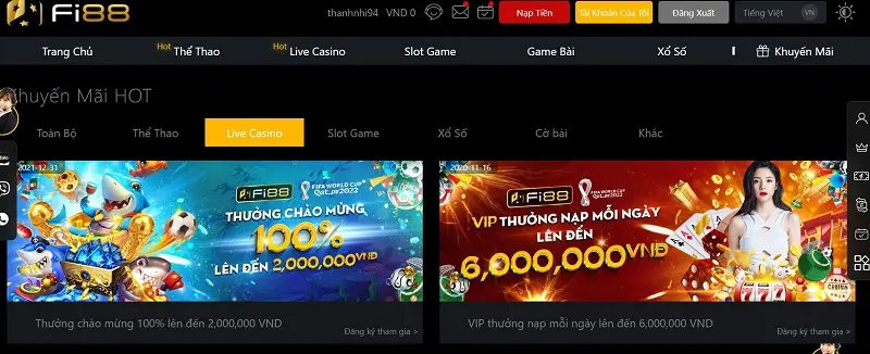 sòng bạc fi88 – trải nghiệm thú vị tại casino trực tuyến fi88 đáng chơi 10 khuyến mãi casino fi88