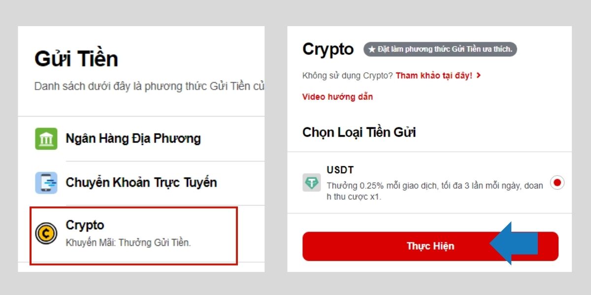 hướng dẫn 3 bước nạp tiền kto cực dễ dàng 6 nạp tiền kto bằng tiền cryto
