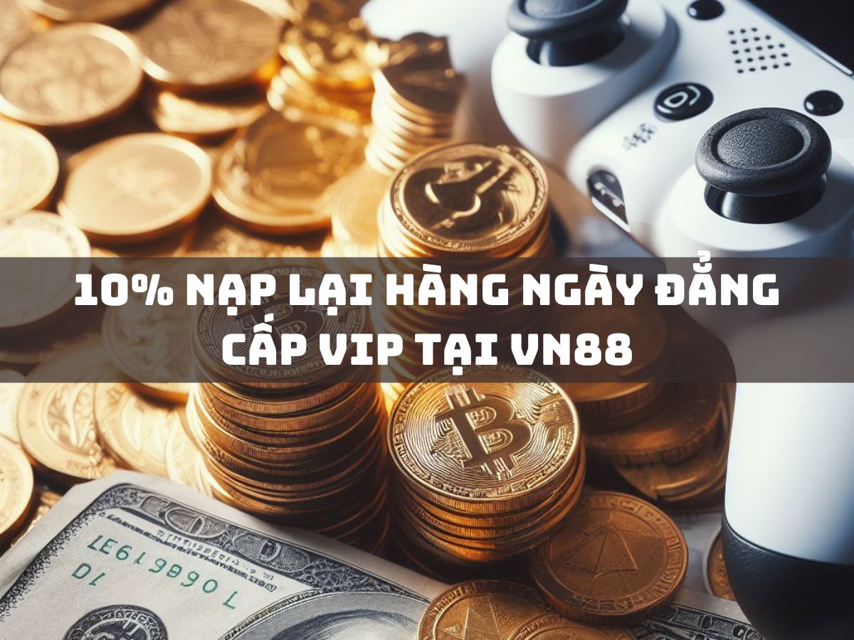 10% nạp lại hàng ngày đẳng cấp vip tại vn88