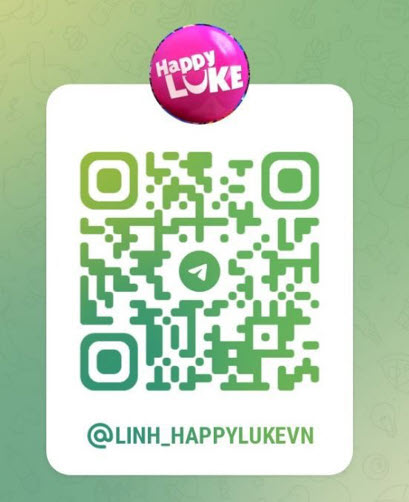 quét mã qr để nhận khuyến mãi happyluke