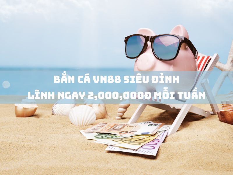 bắn cá vn88 siêu đỉnh lĩnh ngay 2,000,000đ mỗi tuần