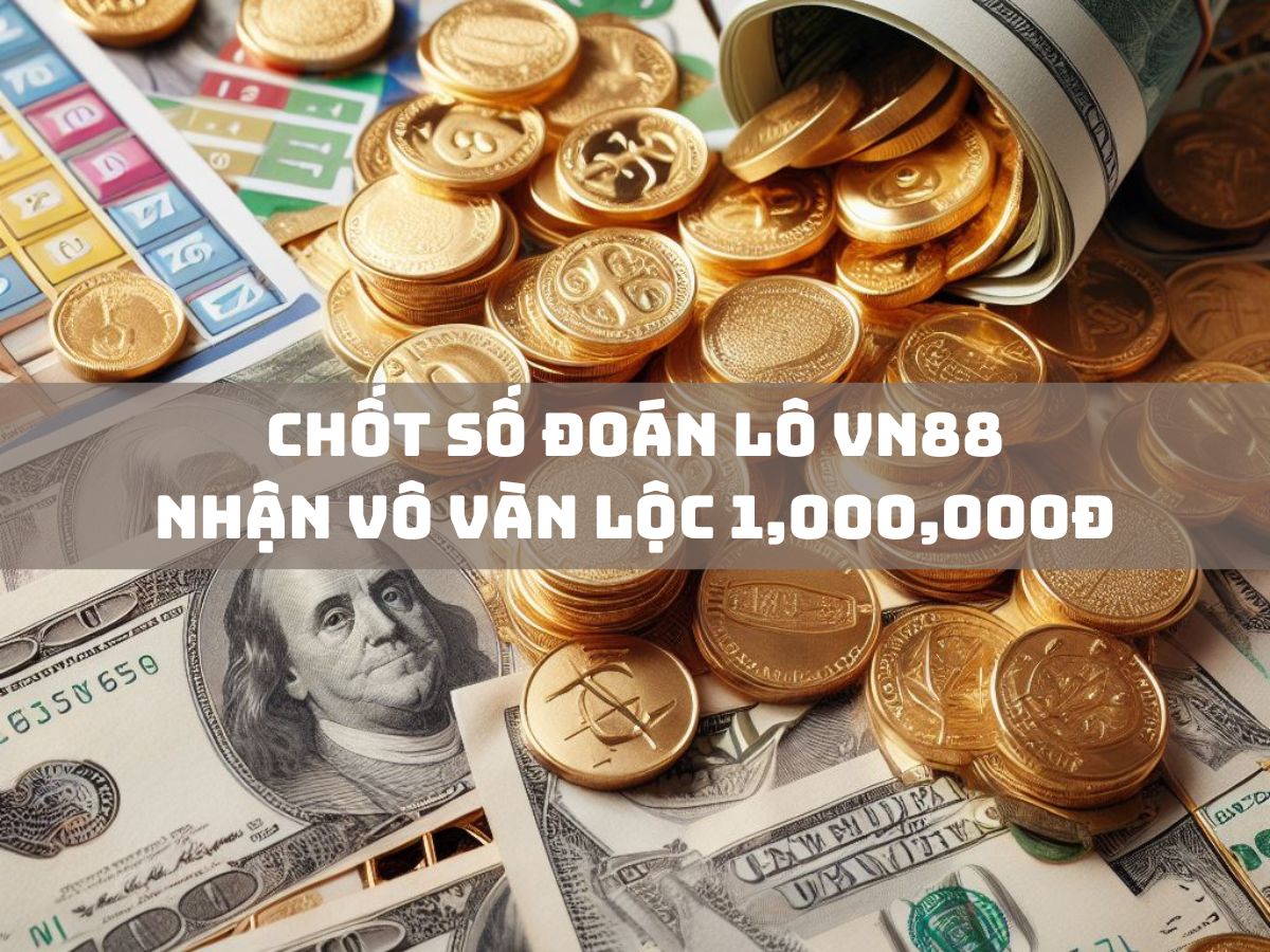 chốt số đoán lô vn88 nhận vô vàn lộc 1,000,000đ