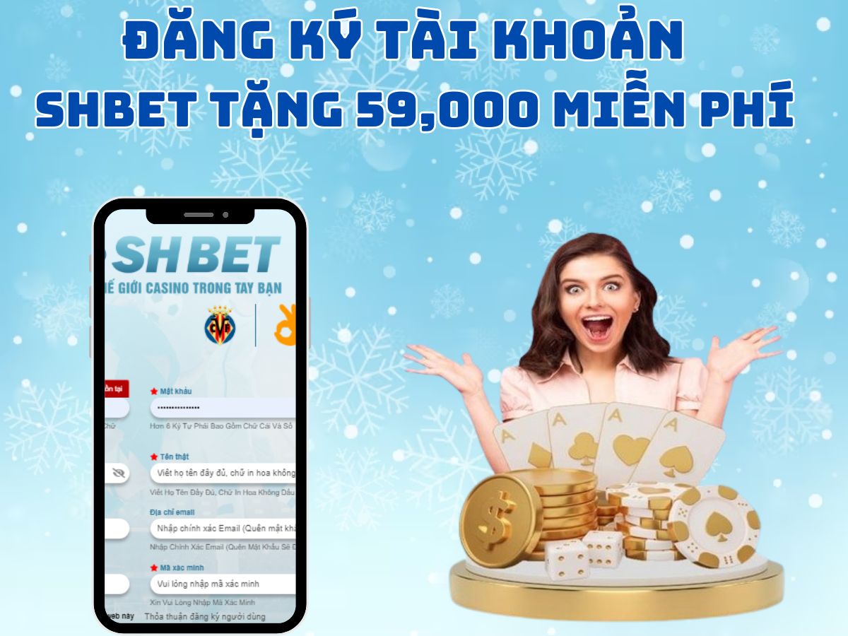 đăng ký tài khoản - shbet tặng 59,000 miễn phí