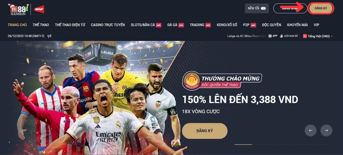 đăng ký m88 - hướng dẫn quy trình mở tài khoản trong 2 phút 1 đi đến trang đăng ký m88
