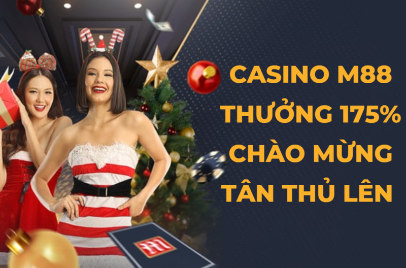 gói thưởng chào mừng m88 casino trực tuyến 175%