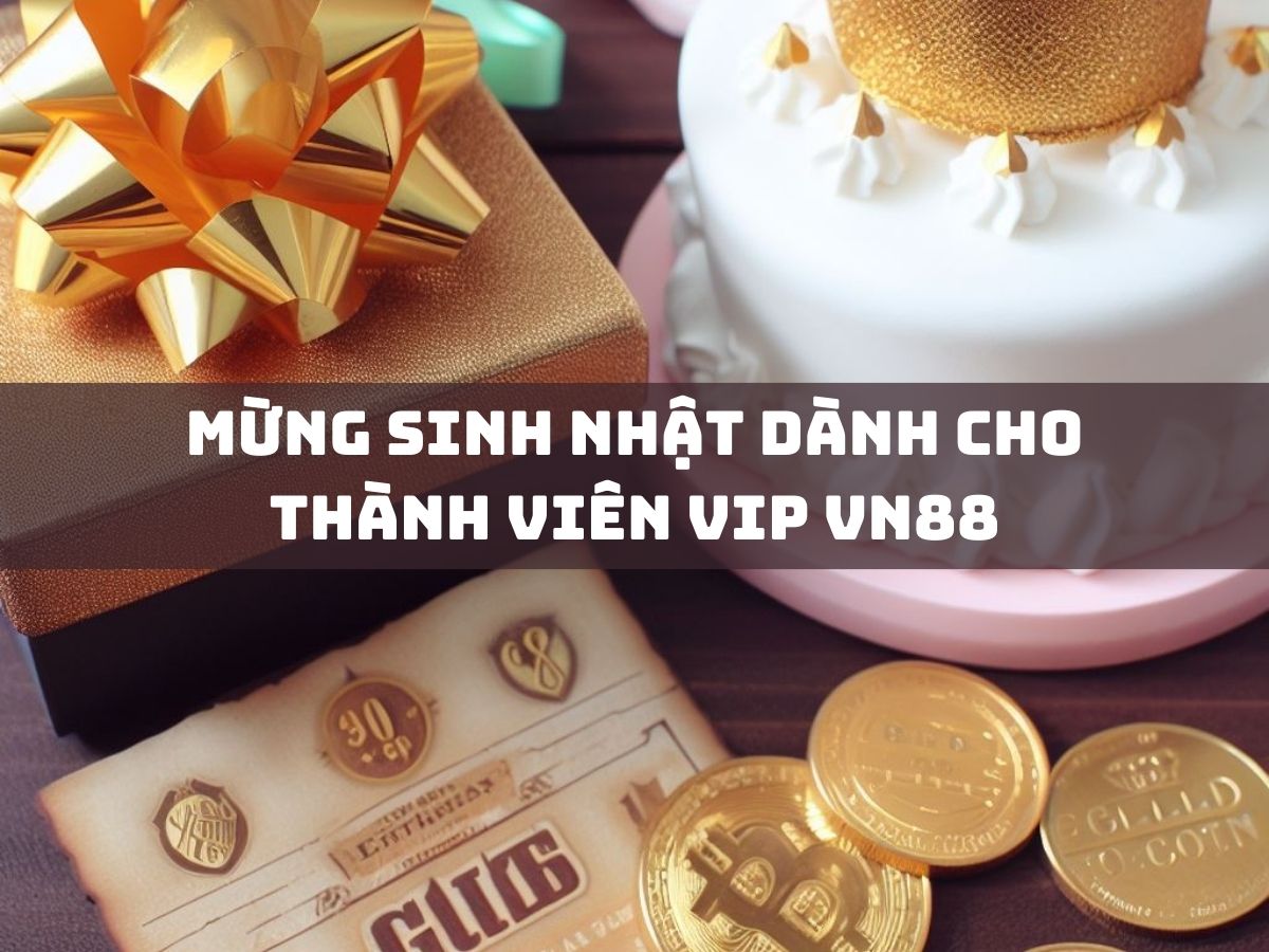 mừng sinh nhật dành cho thành viên vip vn88