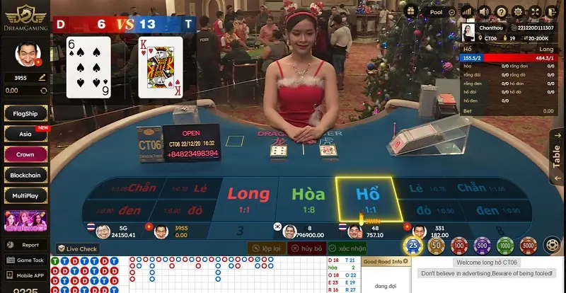 rồng hổ bk8 casino