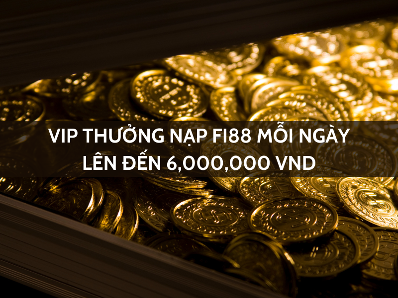 vip thưởng nạp fi88 mỗi ngày lên đến 6,000,000 vnd