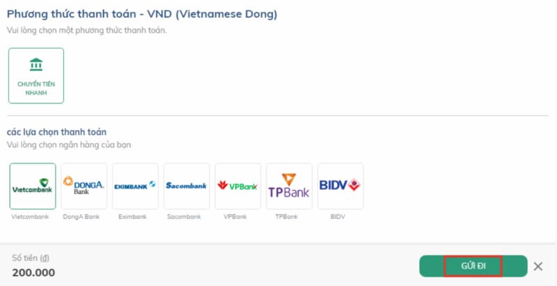 hướng dẫn nạp tiền m88 nhà cái một cách nhanh chóng và an toàn 6 tiến hành chuyển tiền vào m88