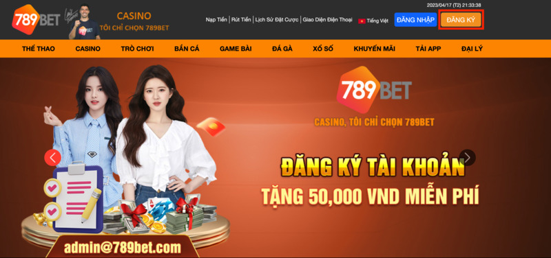 truy cập trang đăng ký 789bet