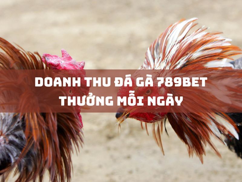 doanh thu đá gà 789bet thưởng mỗi ngày