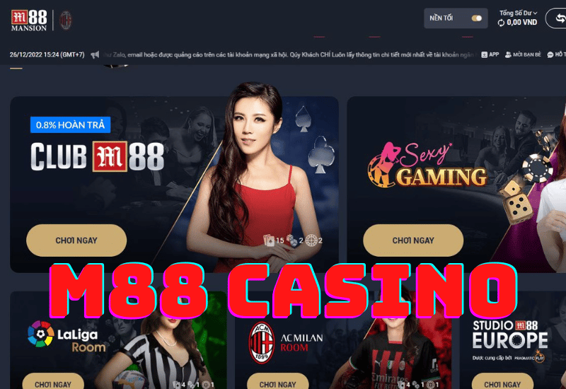m88 casino - reviwe casino trực tuyến m88